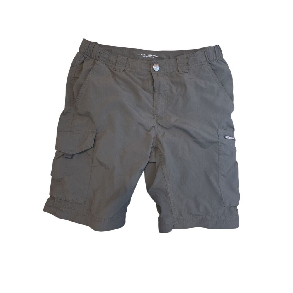 Women's Columbia Shorts Omni Shade Size 32 Cargo Green - Picture 1 of 3